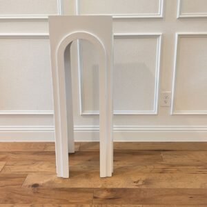 Wood pedestal (White)