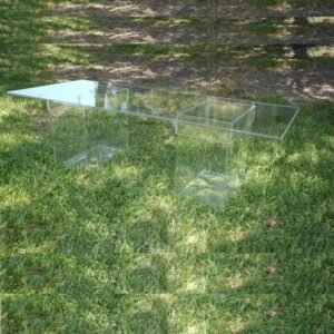 Kids 8ft Acrylic Clear Table